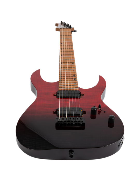 Guitarra Eléctrica Spira 7 Cuerdas S457-TRD Transparent Red