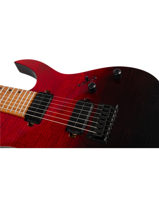 Guitarra Eléctrica Spira 7 Cuerdas S457-TRD Transparent Red