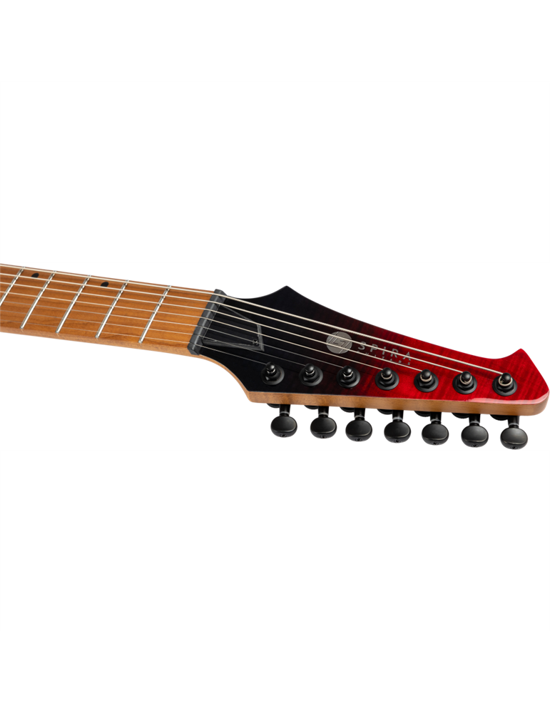 Guitarra Eléctrica Spira 7 Cuerdas S457-TRD Transparent Red