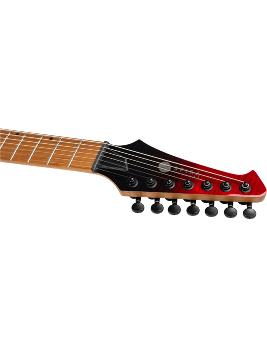 Guitarra Eléctrica Spira 7 Cuerdas S457-TRD Transparent Red