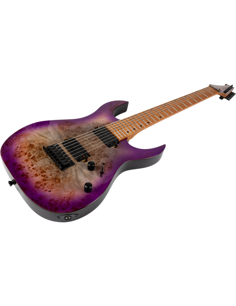 Guitarra Eléctrica Spira 7 Cuerdas S457-TPP Transparent Purple