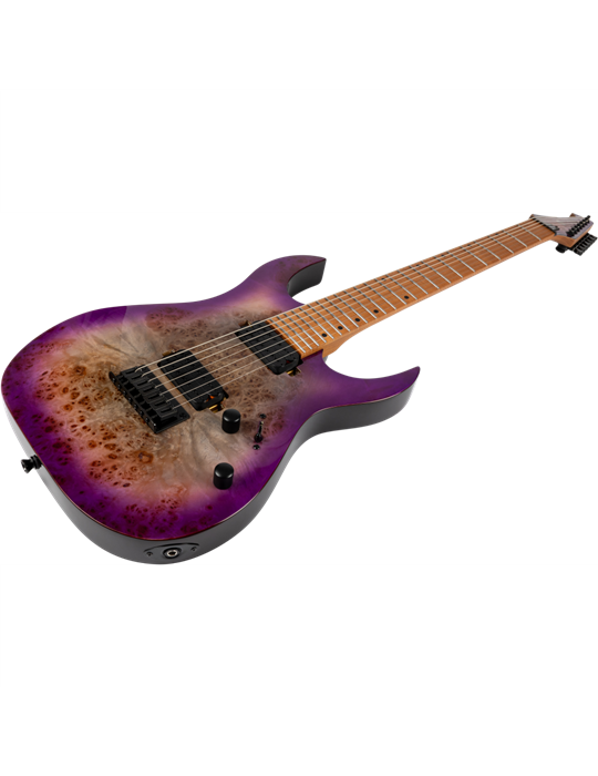 Guitarra Eléctrica Spira 7 Cuerdas S457-TPP Transparent Purple
