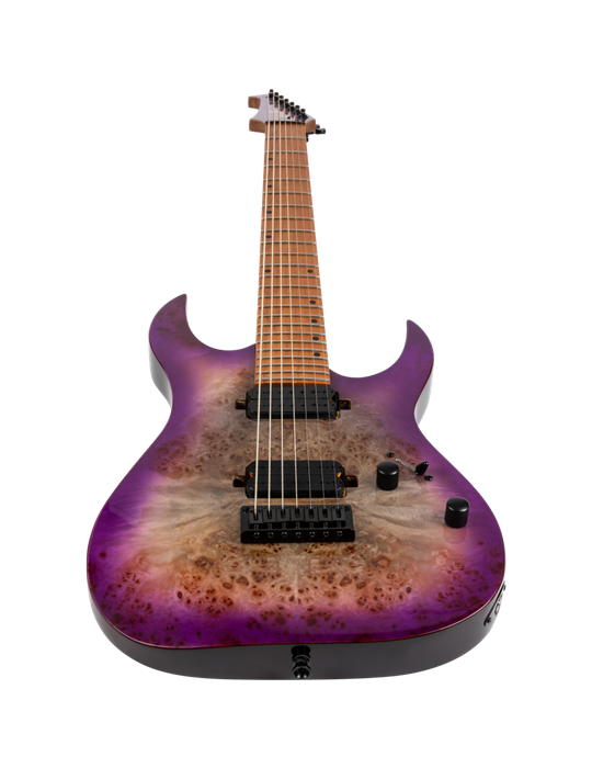 Guitarra Eléctrica Spira 7 Cuerdas S457-TPP Transparent Purple