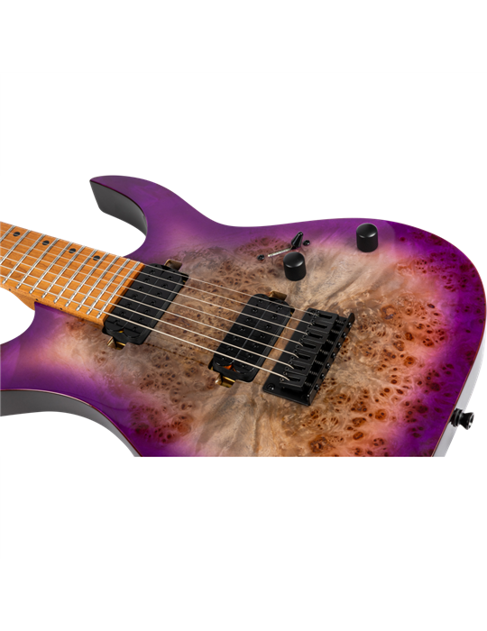 Guitarra Eléctrica Spira 7 Cuerdas S457-TPP Transparent Purple
