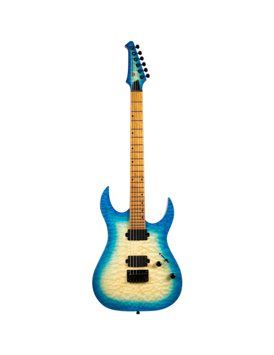 Guitarra Eléctrica Spira S500-QAB Transparent Aqua Blue