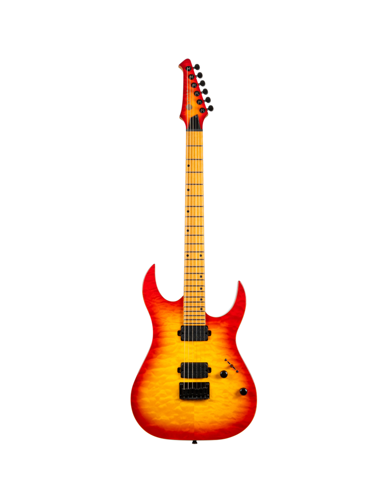 Guitarra Eléctrica Spira S500-QFB Fireburst