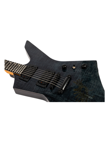 Guitarra Eléctrica Spira X500-TBKE Transparent Black 2