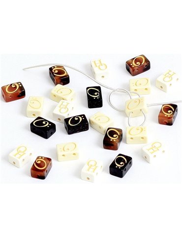 Juego 6 cubos String Tie Guitarra Clásica TSTGA Ambar 2