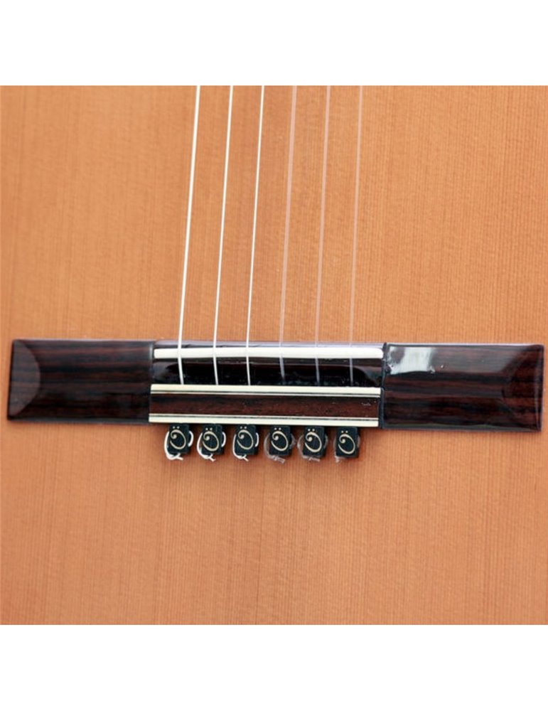 Juego 6 cubos String Tie Guitarra Clásica TSTGB Negro