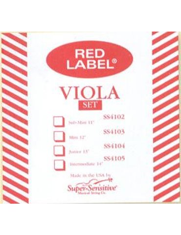 Juego Viola Super-Sensitive Red Label 410