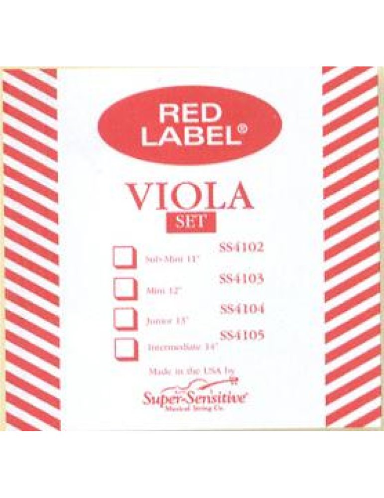 Juego Viola Super-Sensitive Red Label 410