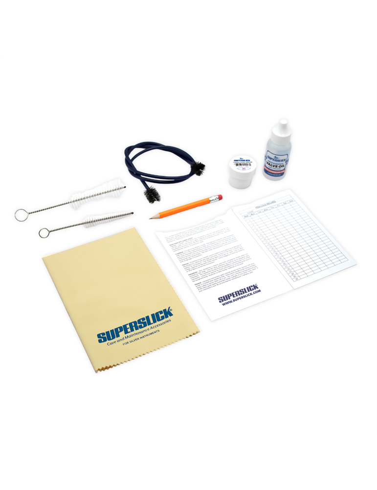 Kit Mantenimiento Trompeta Plateada Superslick BRCKS