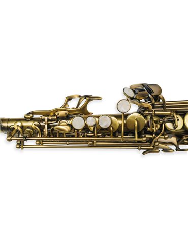 Saxo Soprano Recto Taylor Collins TCSP-09 Antique 2
