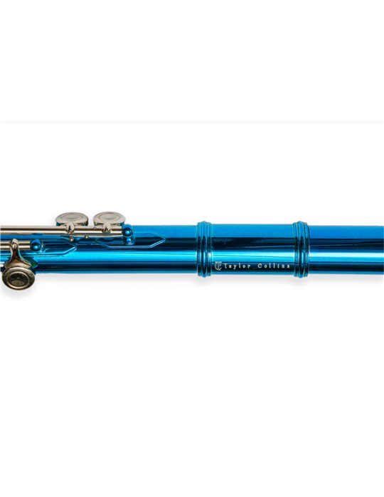 Flauta Travesera Taylor Collins TCFL-538LB Platos Cerrados Azul Claro