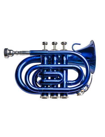 Trompeta  Pocket Taylor Collins TCPTR-13 BL Azul en Sib