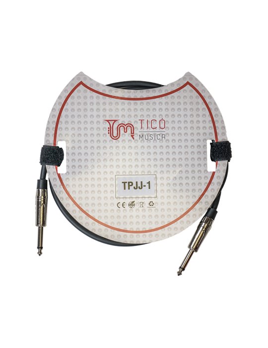 Cable Jack-Jack TCM TPJJ-1 Conector Níquel 1 Metro