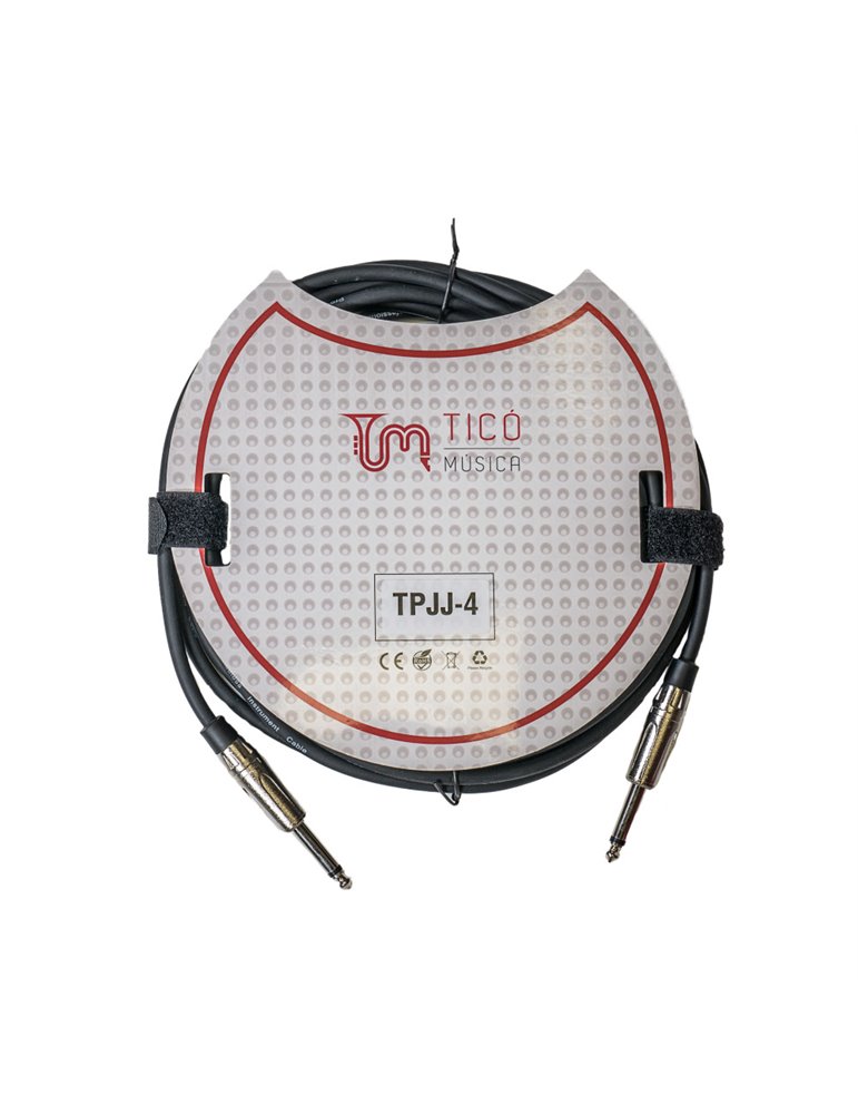 Cable Jack-Jack TCM TPJJ-4 Conector Níquel 4.5 Metros