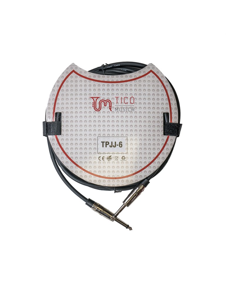 Cable Jack-Jack TCM TPJJ-6 Conector Níquel 6 Metros
