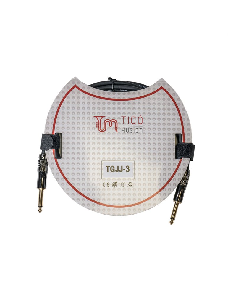 Cable Jack-Jack TCM TGJJ-3 Conector Dorado 3 Metros