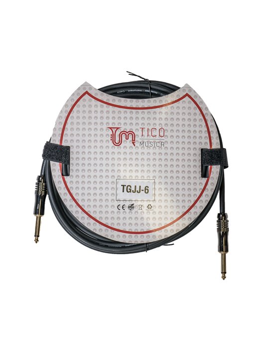 Cable Jack-Jack TCM TGJJ-6 Conector Dorado 6 Metros