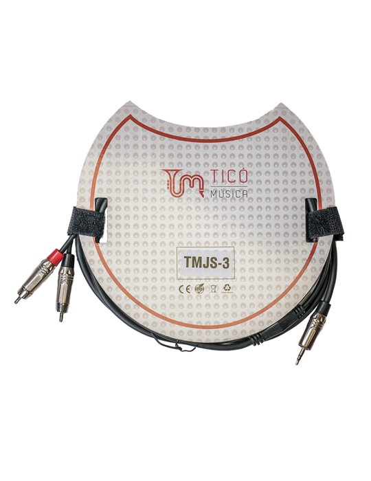 Cable Mini Jack Stereo-2 RCA TCM TMJS-3 3 Metros