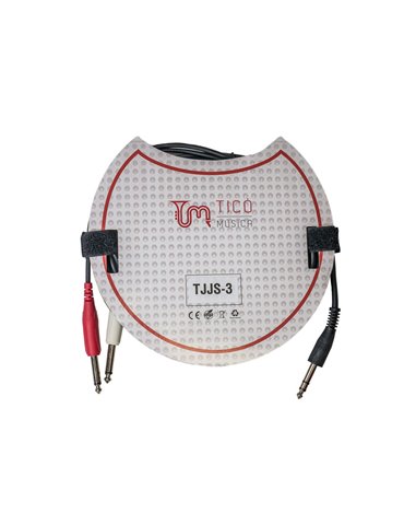 Cable Jack Stereo-2 Jack Mono TCM TJJS-3 3 Metro 2