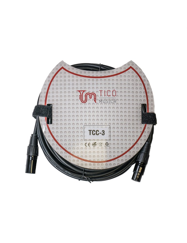 Cable XLRM-XLRH TCM TCC-3 3 Metros
