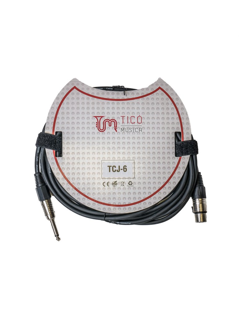 Cable XLRH-Jack TCM TCJ-6  6 Metros