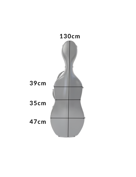 Estuche Cello TCM TCCC-PC01 4/4 PC con forma