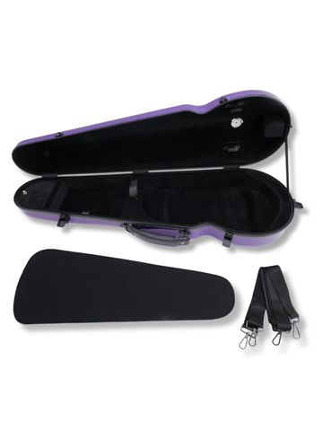 Estuche Violín TCM TCVC 4/4 purpura liso