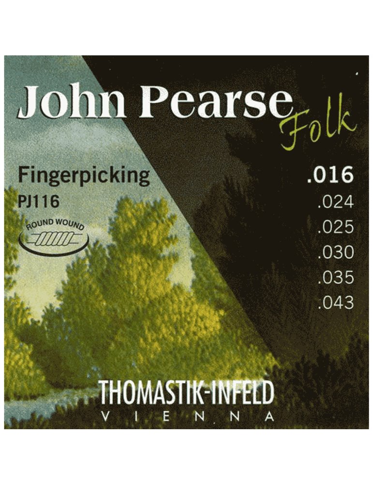 Juego Acústica Thomastik John Pearse PJ-116 16-43