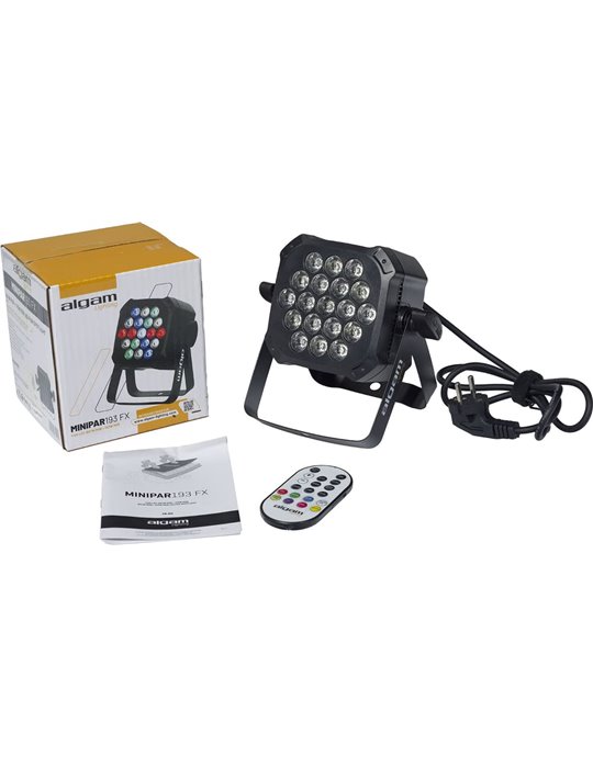 Mini Par LED 18x 1W y 1x 3W RGB con efectos 
