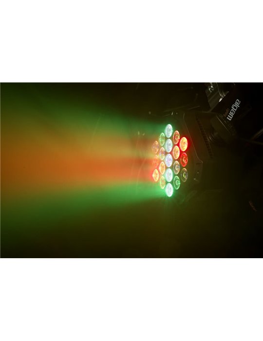 Mini Par LED 18x 1W y 1x 3W RGB con efectos 