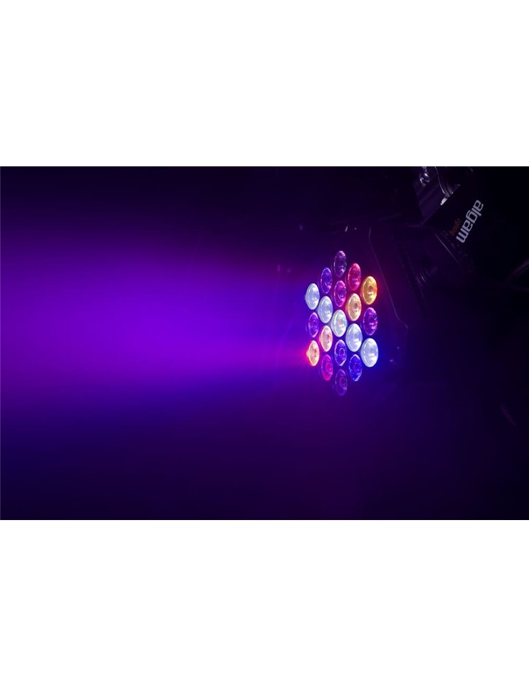 Mini Par LED 18x 1W y 1x 3W RGB con efectos 