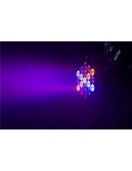 Mini Par LED 18x 1W y 1x 3W RGB con efectos 