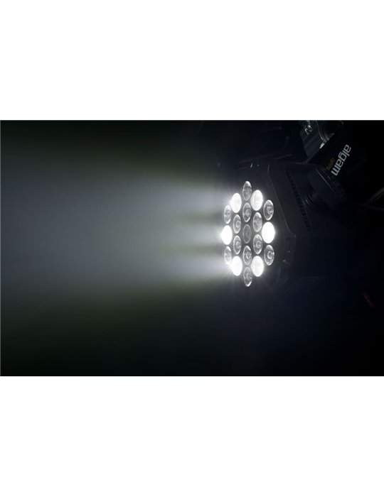 Mini Par LED 18x 1W y 1x 3W RGB con efectos 