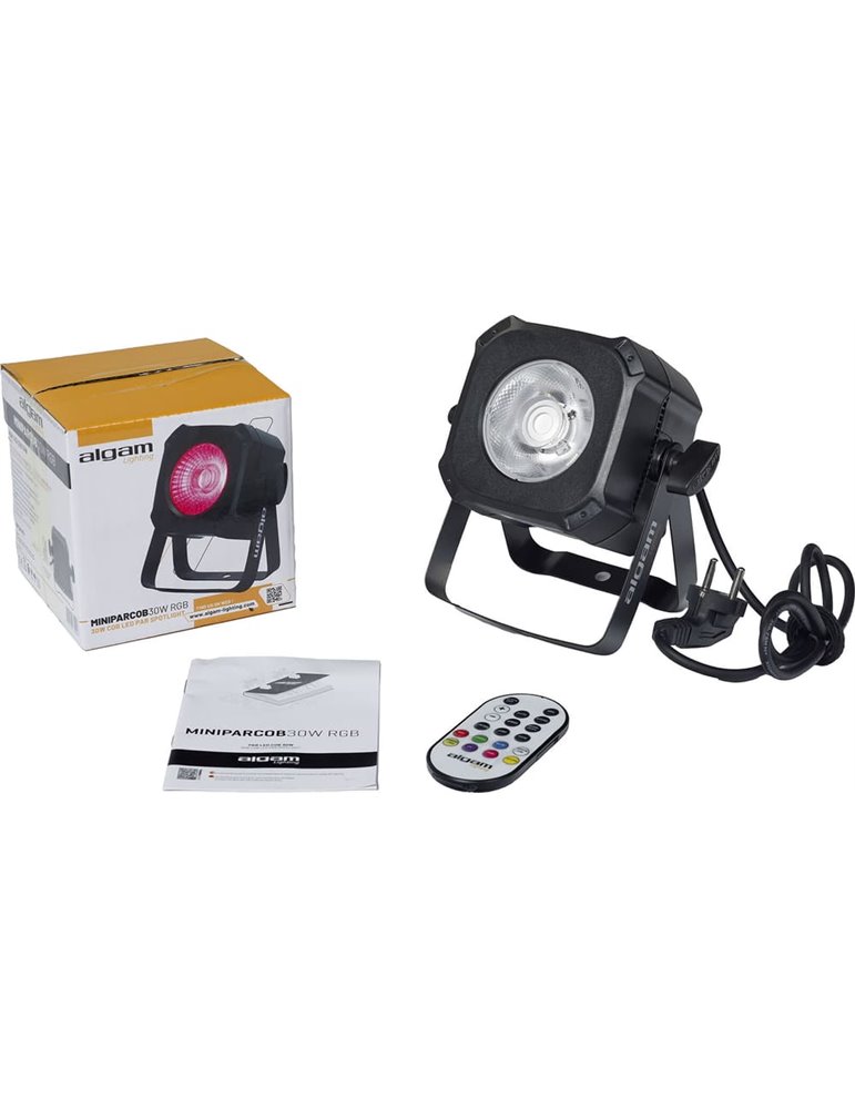 Mini Par LED COB 30W RGB compacto