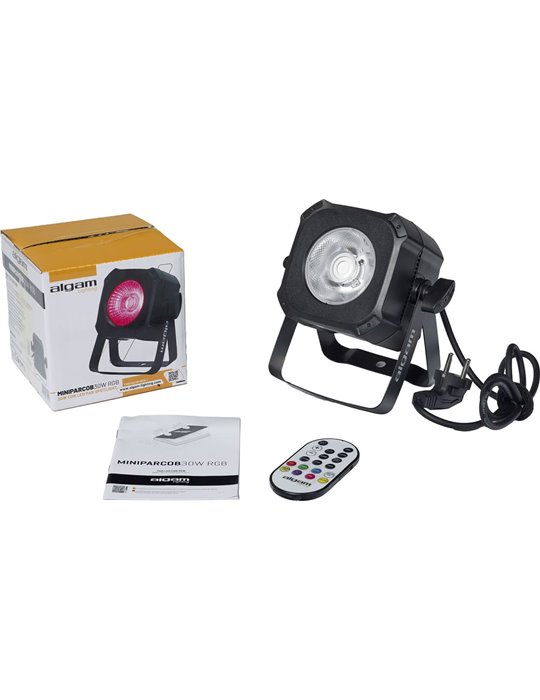 Mini Par LED COB 30W RGB compacto