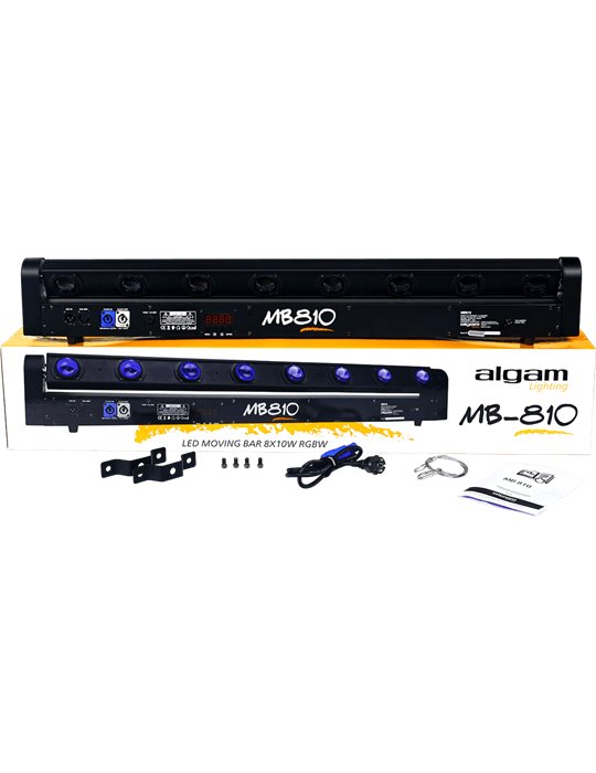 Barra Led 8 x 10W RGBW Motorizada