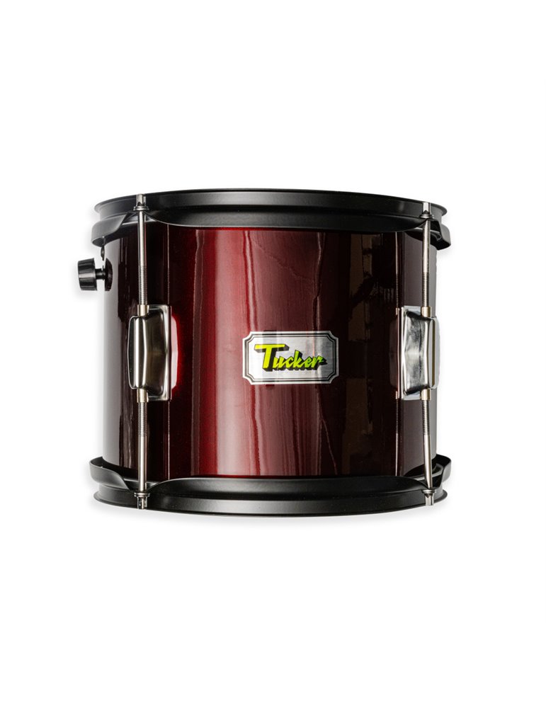Tambor Junior semi profesional Tucker con bordonera JD-SD05 10"x8" Rojo