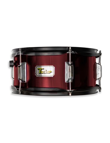 Tambor Junior semi profesional Tucker con bordonera JD-SD05 12"x5.5" Rojo