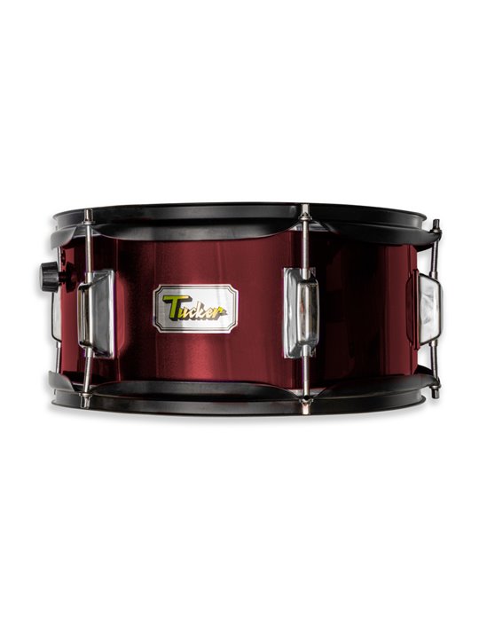 Tambor Junior semi profesional Tucker con bordonera JD-SD05 12"x5.5" Rojo