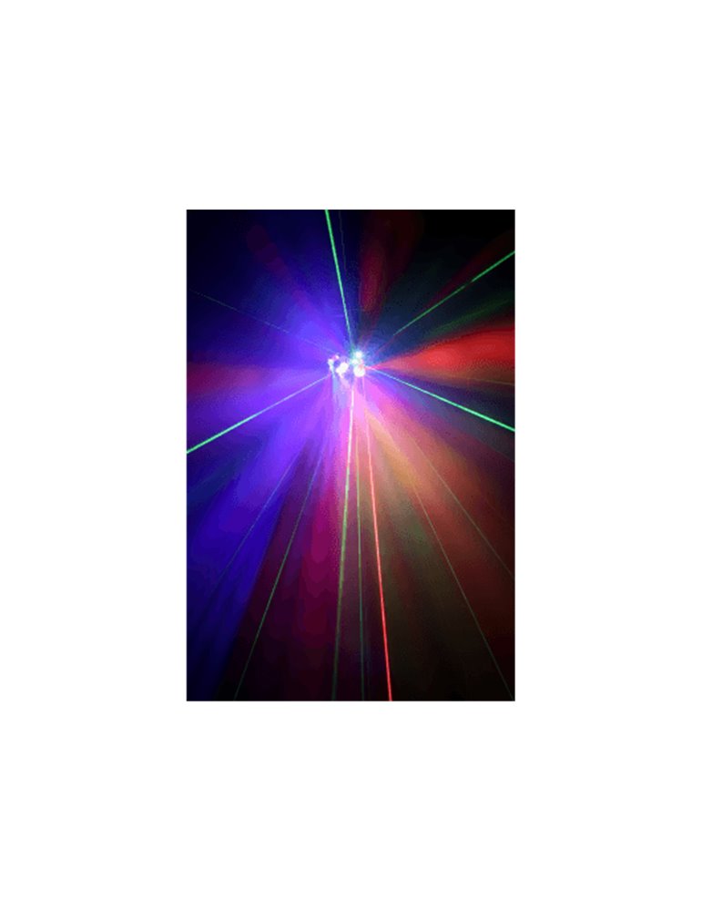 4-in-1 LED Gobo Wheel Projector, Magic Ball, Strobe, RG Laser