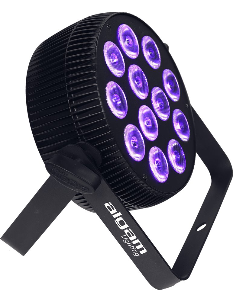 Foco proyector LED 12x10W 6-en-1 RGBWAU slim