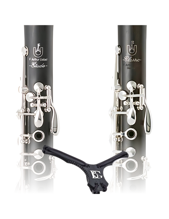 2 Clarinetes Uebel Etude & Classic con cordon Zen BG