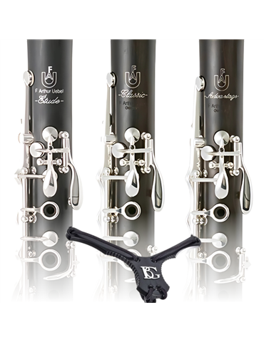 3 Clarinetes Uebel Etude & Classic & Advantage con Cordon Zen BG