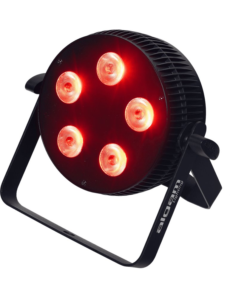 Foco proyector LED 5x10W 4 en 1 RGBW slim