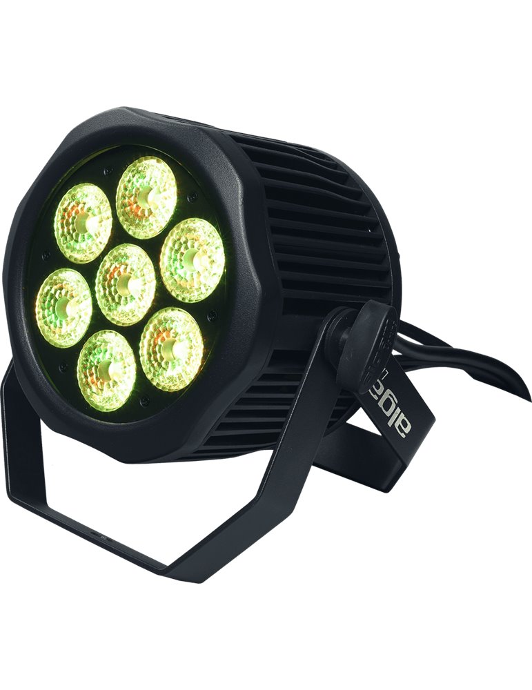 PAR LED IP65 - 7 x 12W HEX
