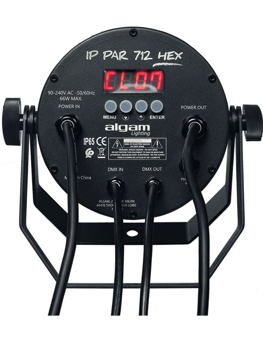 PAR LED IP65 - 7 x 12W HEX
