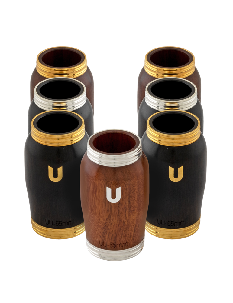 Barrilete Uebel Universal 65mm Granadilla chapada en plata GSP